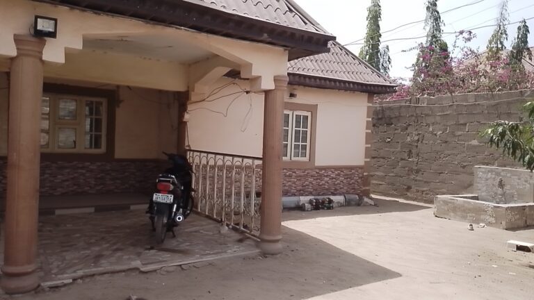 PUN13032501: (FOR SALE) Spacious 4-Bedroom House in Shagari Lowcost, Katsina – ₦26 Million
